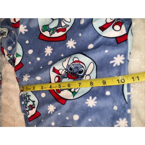 Disney Stitch Christmas Soft Fleece Pajama Pant W/pockets  Size Medium (8-10) - Picture 11 of 12